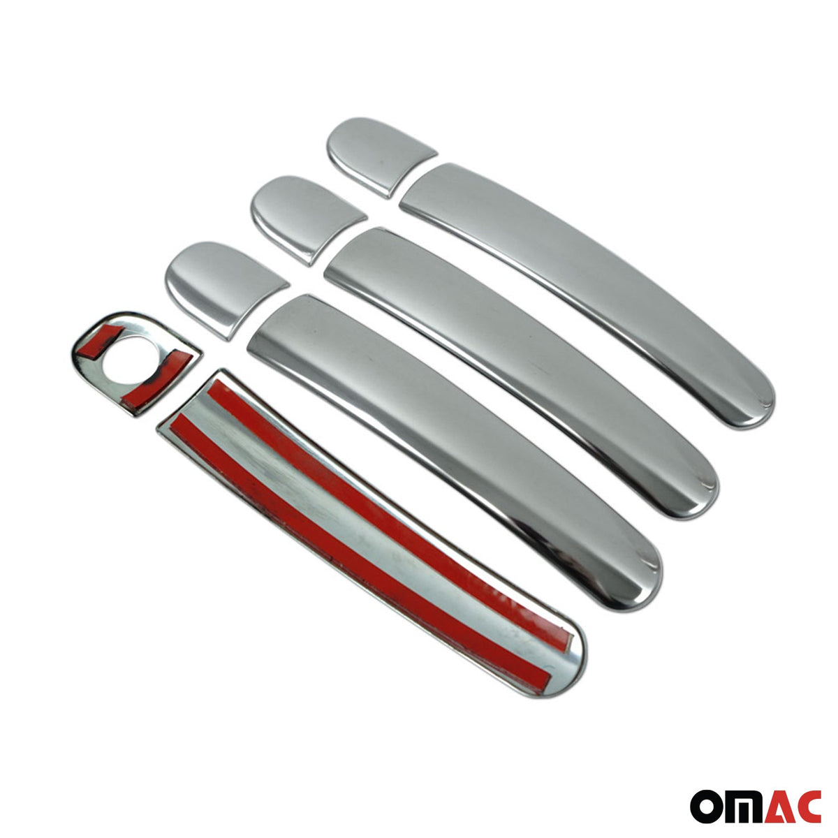 Chrom Türgriff Blende für Seat Toledo 2004-2009 4Tür Edelstahl Matt
