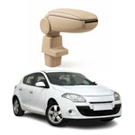 Mittelarmlehne Armlehne für Renault Megane 2008-2015 PU-Leder ABS Beige