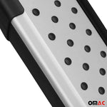 Alu Seitenbretter Trittbretter für Ford Transit 2006-2014 L2 Mittel Schwarz