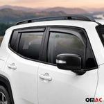 Windabweiser Regenabweiser für Jeep Renegade 2014-2024 Dunkel Acryl 4tlg
