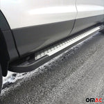 Alu Seitenbretter Trittbretter für Citroen Jumpy 2007-2016 Kurzer Schwarz