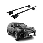 Dachträger Grundträger für Lexus LX 570 SUV J200 2015-2021 75kg Stahl Schwarz 2x