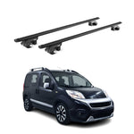 Dachträger für Fiat Fiorino Kurze Dachreling 2008-2020 5tür 90kg Alu ABE Schwarz