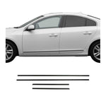 Seitentürleiste Türleisten für Volvo S60 II 2011-2018 Limo Aluminium Matt 4tlg