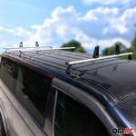 3x Dachträger + Leiterhalter Set für VW T7 Multivan 2021-2026 Silber