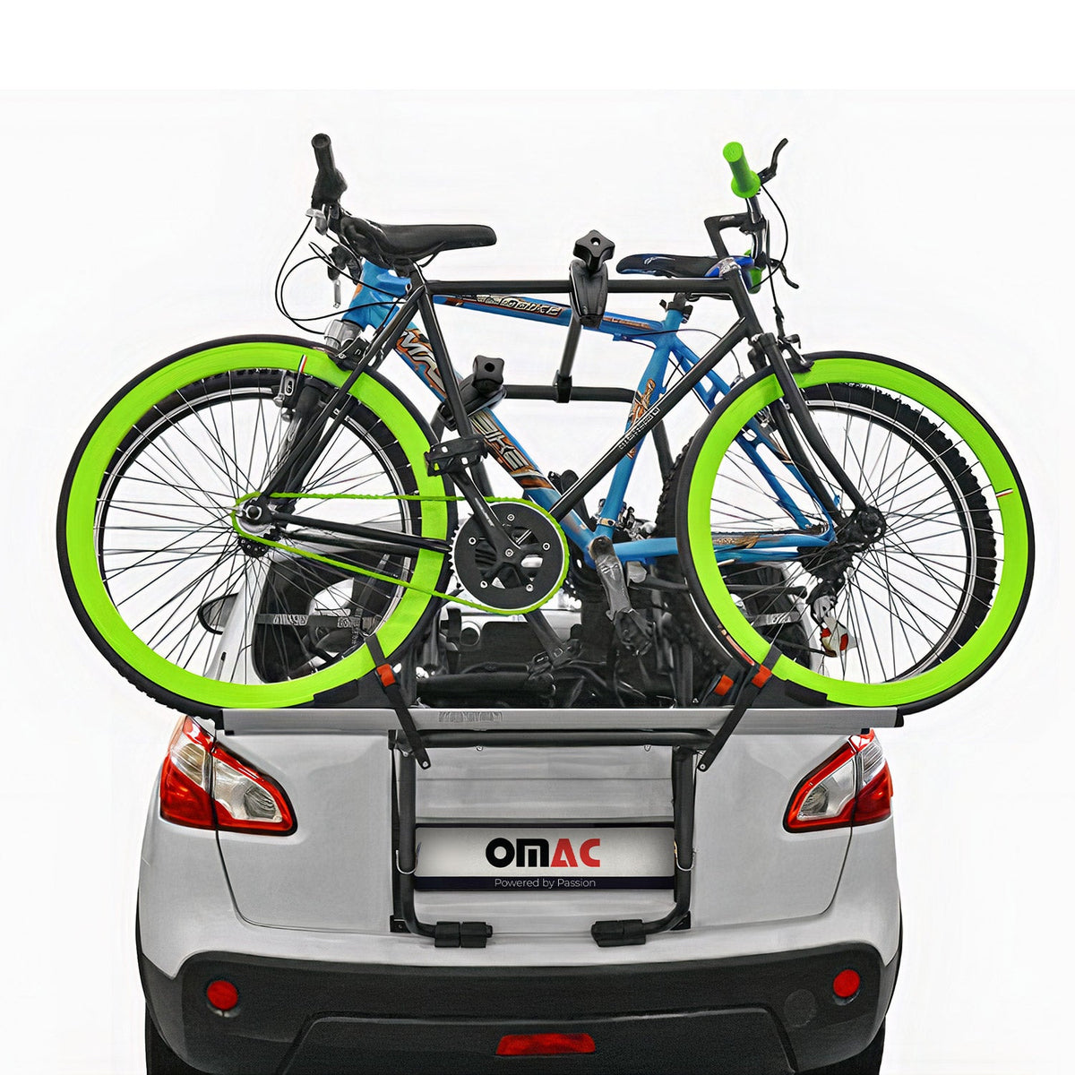 Menabo Fahrradträger 2 Fahrräder für VW Jetta 1998-2005 Alu Silber Schwarz