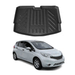 Kofferraumwanne Laderaumwanne für Nissan Note II 2013-2017 Gummi TPE Schwarz