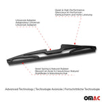 Scheibenwischer Wischerblätter für Mitsubishi Outlander 2012-19 Hinten 325mm 1x