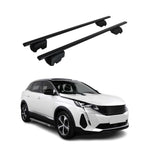 Dachträger Grundträger für Peugeot 3008 2016-2023 75kg Stahl Schwarz 2 tlg Namma Markt