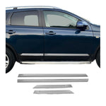 Seitentürleiste Türschutzleiste für Nissan Qashqai J10 2006-2014 Edelstahl 4x
