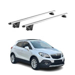 Dachträger Grundtäger für Opel Mokka \ Mokka X 2012-2019 100kg Alu Grau 2tlg ABE Namma Markt