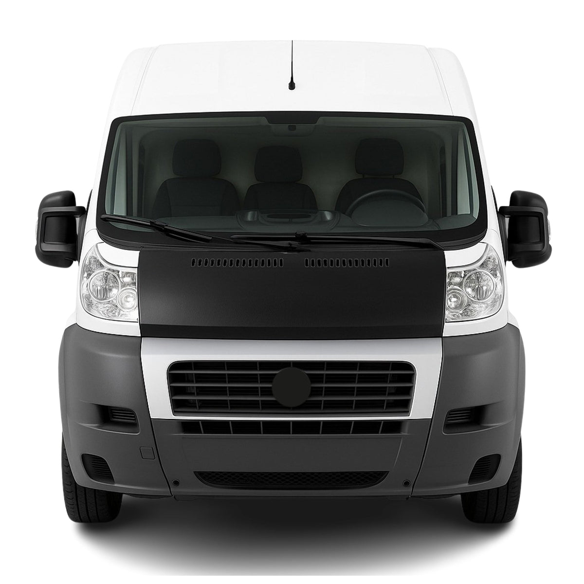Haubenbra Bonnet Bra Steinschlagschutz für Fiat Ducato 2006-2014 Schwarz 1tlg