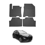 OMAC Gummi Fußmatten für Hyundai Kona Electric 2018-2023 Automatten Schwarz 4x Namma Markt
