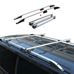 Dachreling + Dachträger SET für Opel Combo D Fiat Doblo L1 Aluminium Silber 4tlg