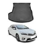 Kofferraummatte Kofferraumwanne für Toyota Corolla Limo 2013-2019 Gummi Schwarz