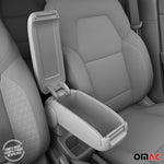 Mittelarmlehne Armlehne für Citroen C-Elysee 2012-2021 PU-Leder ABS Grau