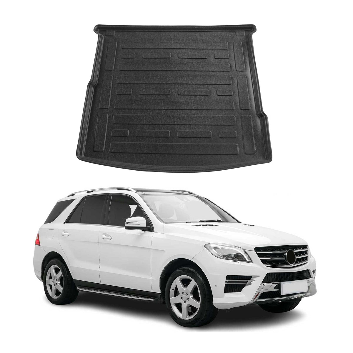 Kofferraumwanne Laderaumwanne für Mercedes M Klasse W166 2011-2015 Gummi TPE