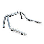 Überrollbügel Rollbar für Mitsubishi L200 2015-2026 Gefärbten Stahl Ø76 Silber