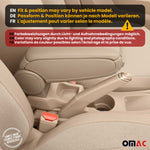 Mittelarmlehne Armlehne Mittelkonsole für VW Jetta 2005-2010 PU-Leder ABS Beige