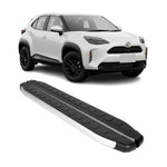 Trittbretter Schweller Seitenschweller für Toyota Yaris Cross 2021-2026 Alu 2x