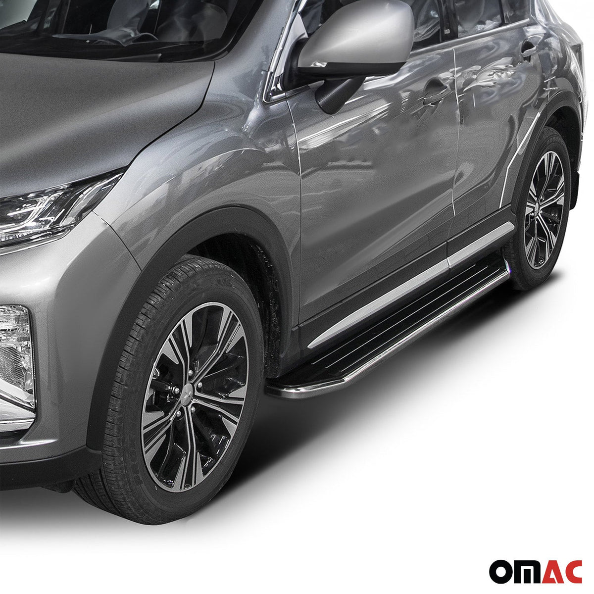 Trittbretter Seitenschweller für Mitsubishi Eclipse Cross 2018-2024 ABE Alu