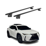 Dachträger Grundtäger für Lexus UX 2019-2026 100kg Aluminium Schwarz 2 tlg ABE
