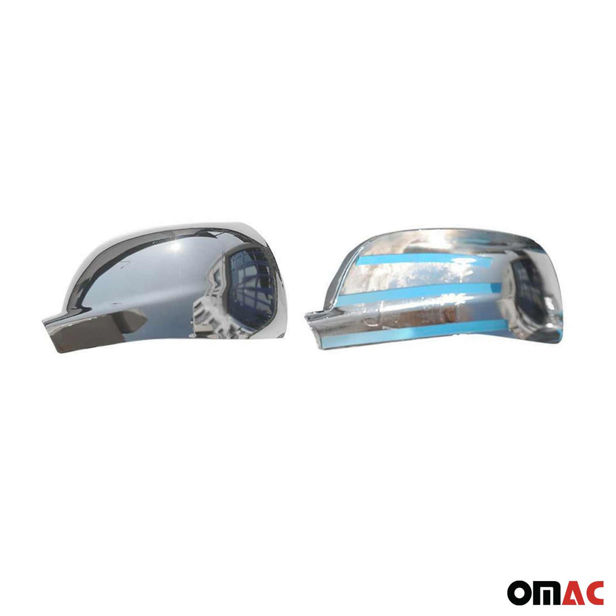 Spiegelkappen Spiegelabdeckung für VW Golf 1997-2003 Chrom ABS Silber 2tlg