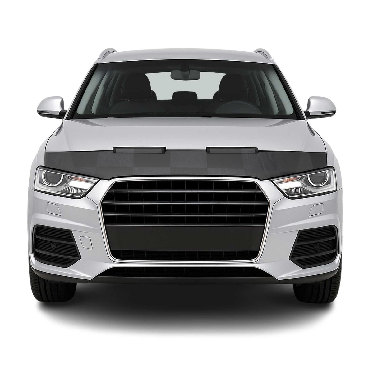 Haubenbra Steinschlagschutz Bonnet Bra für Audi Q3 8U 2011-2018 Kariert Halb