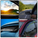 4x Windabweiser Regenabweiser für Hyundai Tucson III 2015-2020 Acryl Dunkel