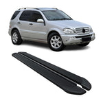 Schweller Trittbretter Schweller für Mercedes M Klasse W163 1998-05 Alu Schwarz