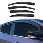 4x Windabweiser Regenabweiser für Renault Megane Stufenheck 2015-2021 Dunkel