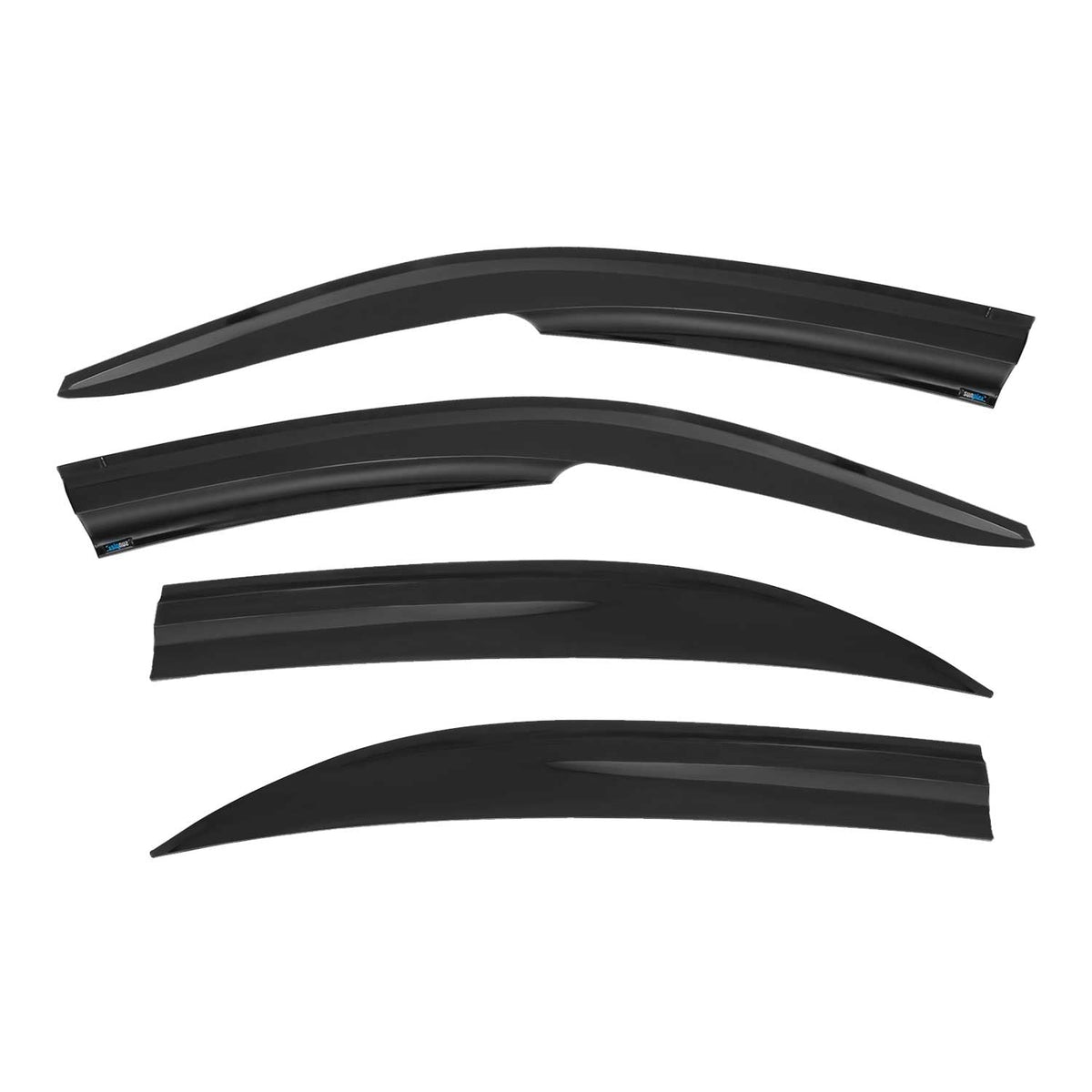 4x Windabweiser Regenabweiser für Honda Civic Stufenheck 2002-2006 Acryl Dunkel