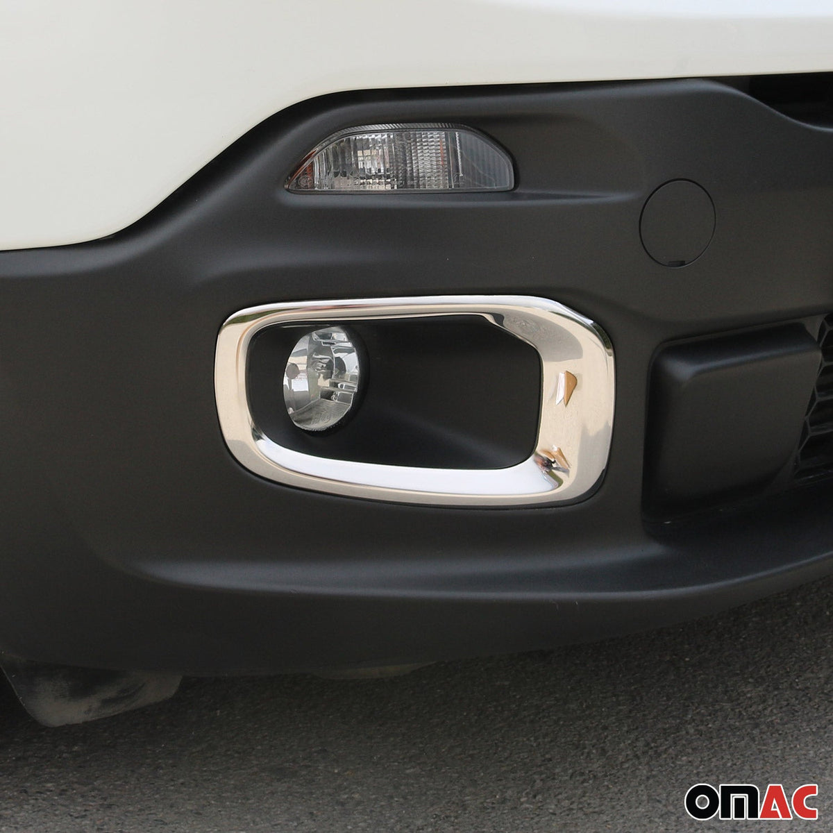 Nebelscheinwerfer Rahmen Chrom für Jeep Renegade 2014-2019 Edelstahl 2x