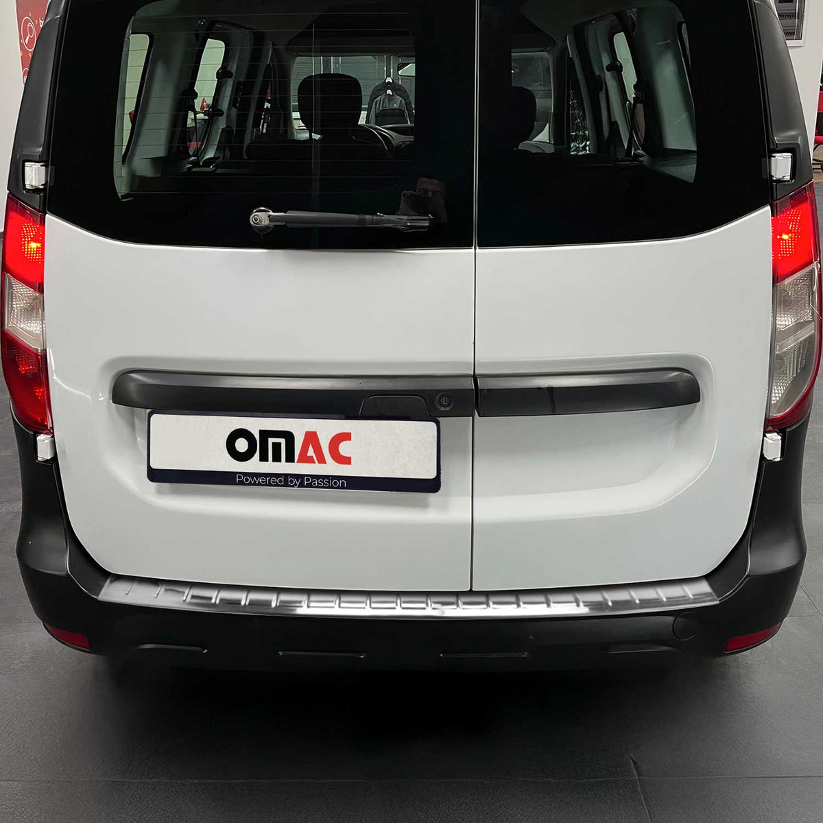 Ladekantenschutz Stoßstangenschutz für Renault Express 2021-2026 Edelstahl Chrom