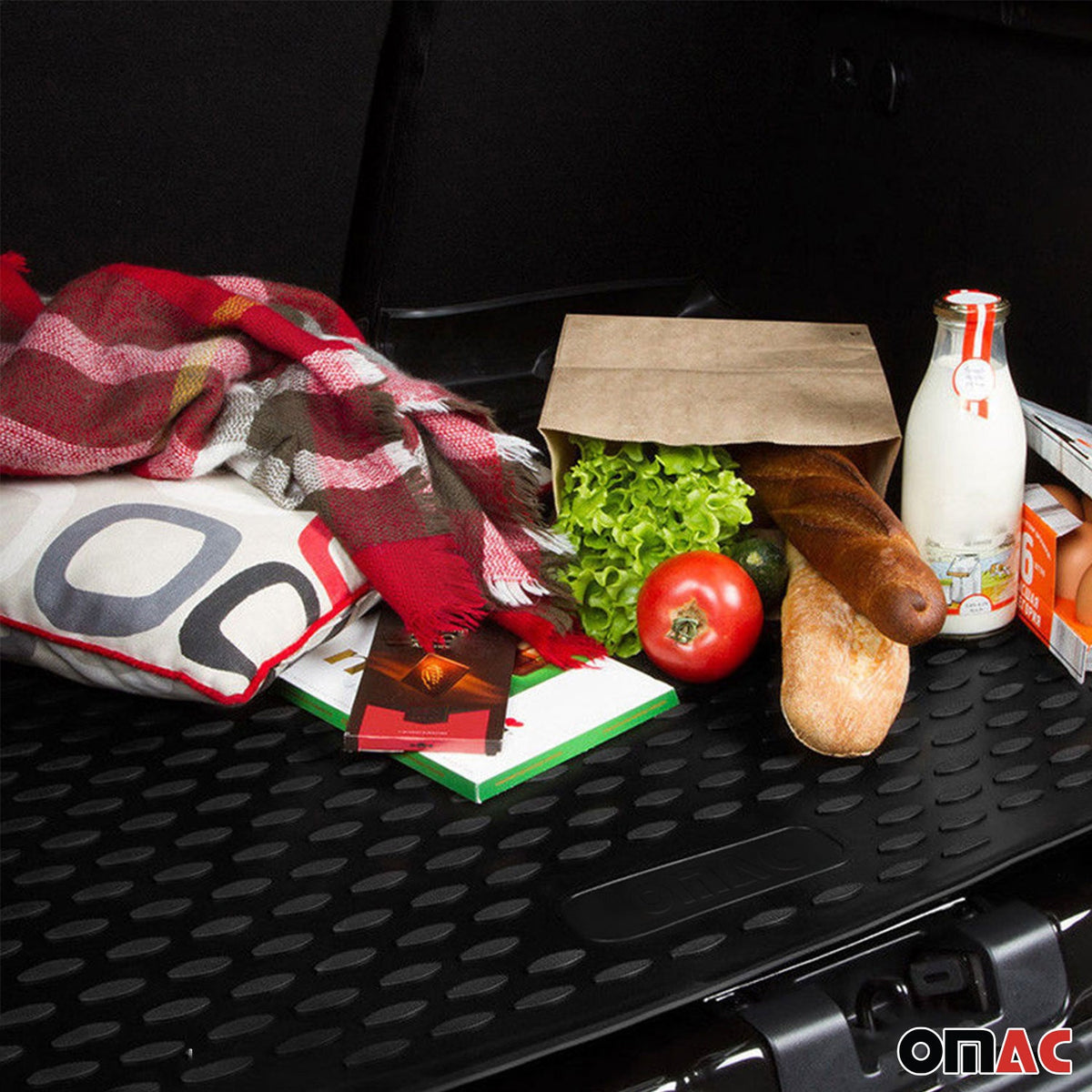 Kofferraummatte Kofferraumwanne für Toyota Corolla Limo 2013-2019 Gummi Schwarz