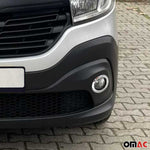 Nebelscheinwerfer Rahmen Chrom für Renault Trafic 2014-2026 Edelstahl 2x
