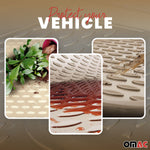 OMAC Gummimatten Fußmatten für VW Touran 2003-2015 5Sitze TPE Automatten Beige