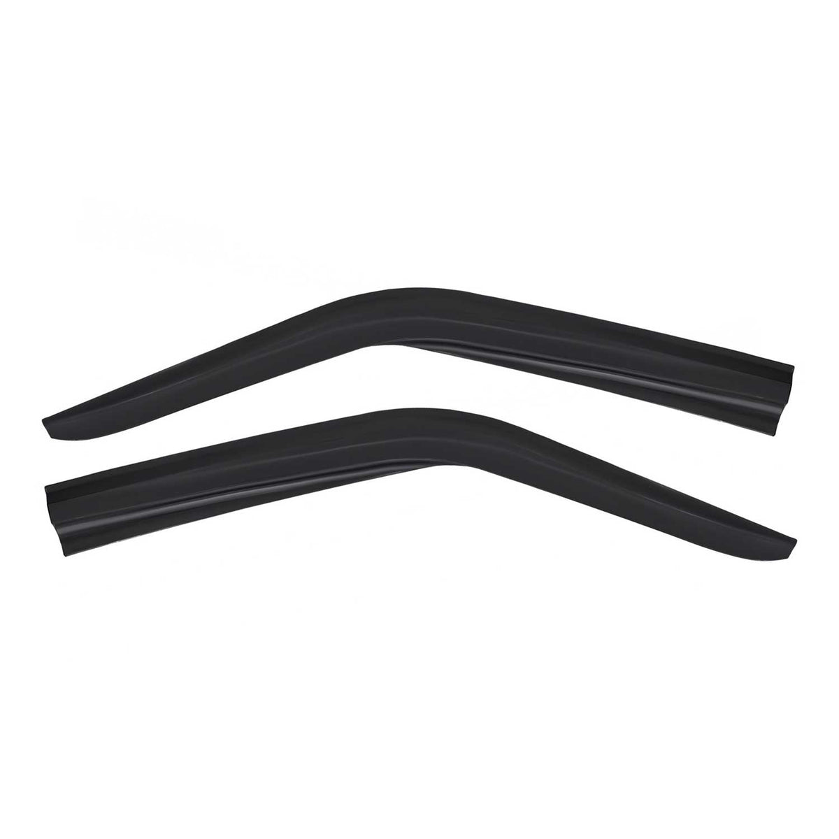 2x Windabweiser Regenabweiser für Renault Trafic 2001-2014 Acryl Dunkel
