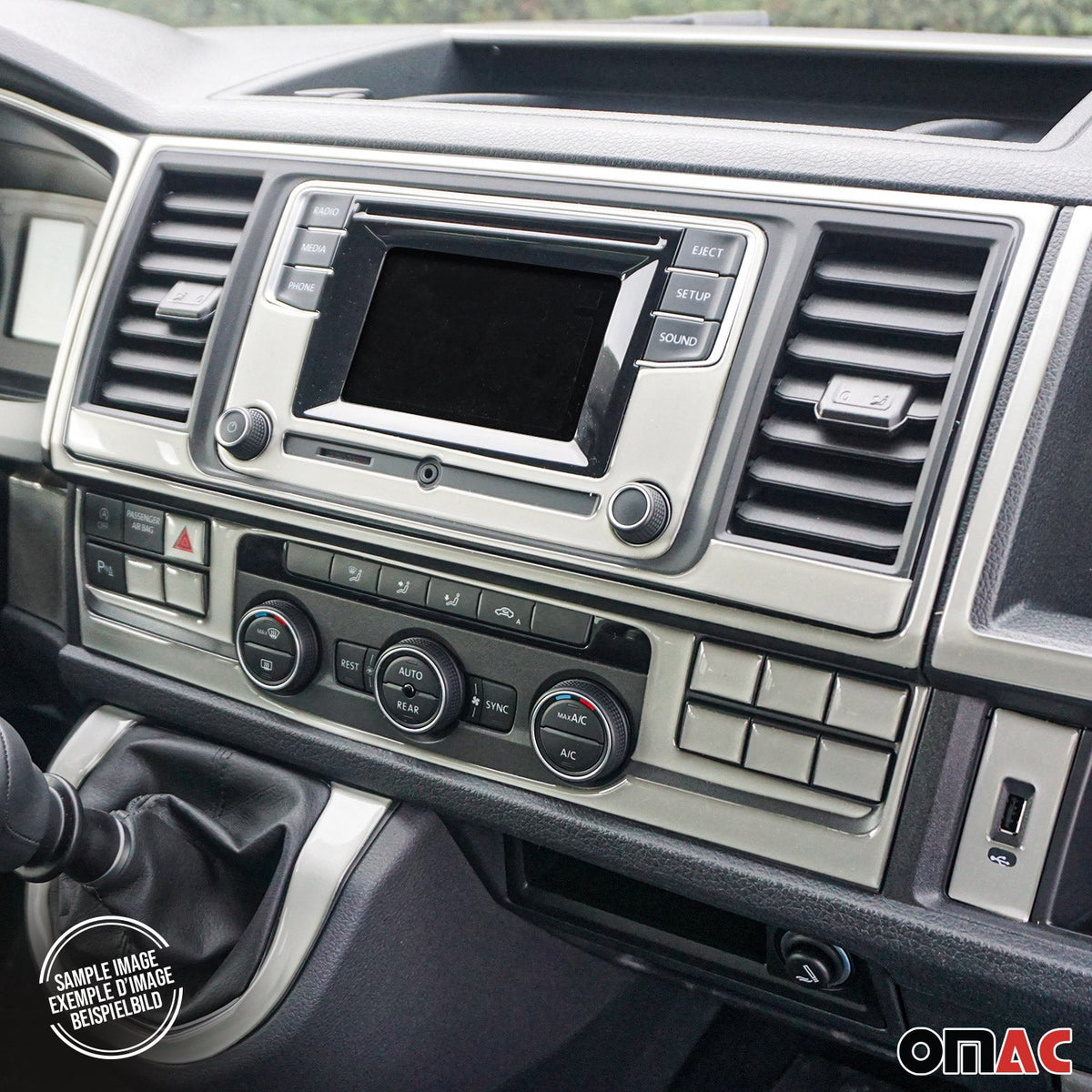 Innenraum Dekor Cockpit für Citroen C3 2002-2012 Aluminium Optik 3tlg