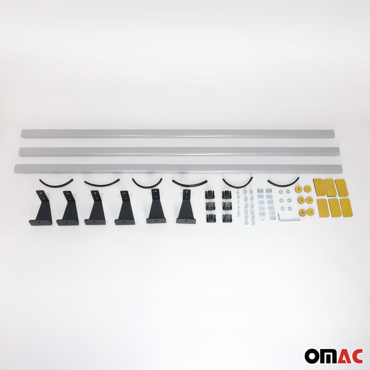 Dachträger Grundtäger für Mercedes Vito W639 2003-2014 75kg Stahl Silber 3 tlg