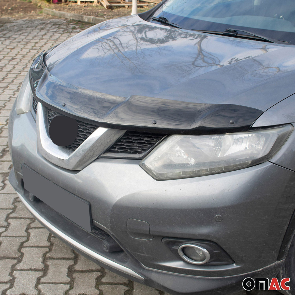 Motorhaube Deflektor Insektenschutz für Nissan X-Trail 2014-2022 Dunkel