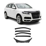 Motorhaube Deflektor Windabweiser Regenabweiser Set für Audi Q7 4L 2006-15 5tlg