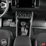 OMAC Gummimatten Fußmatten für Hummer H3 2005-2010 TPE Automatten Schwarz 4x