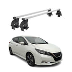 Menabo Dachträger Grundtäger für Nissan Leaf 2018-2025 50kg Stahl Silber 2 tlg