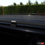 Dachreling für VW T5 T6 Transporter Multivan Caravelle 2003-2024 L2 Alu Schwarz