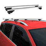 Dachträger Grundtäger für Mercedes Vaneo 2002-2005 75kg Aluminium Silber 2 tlg