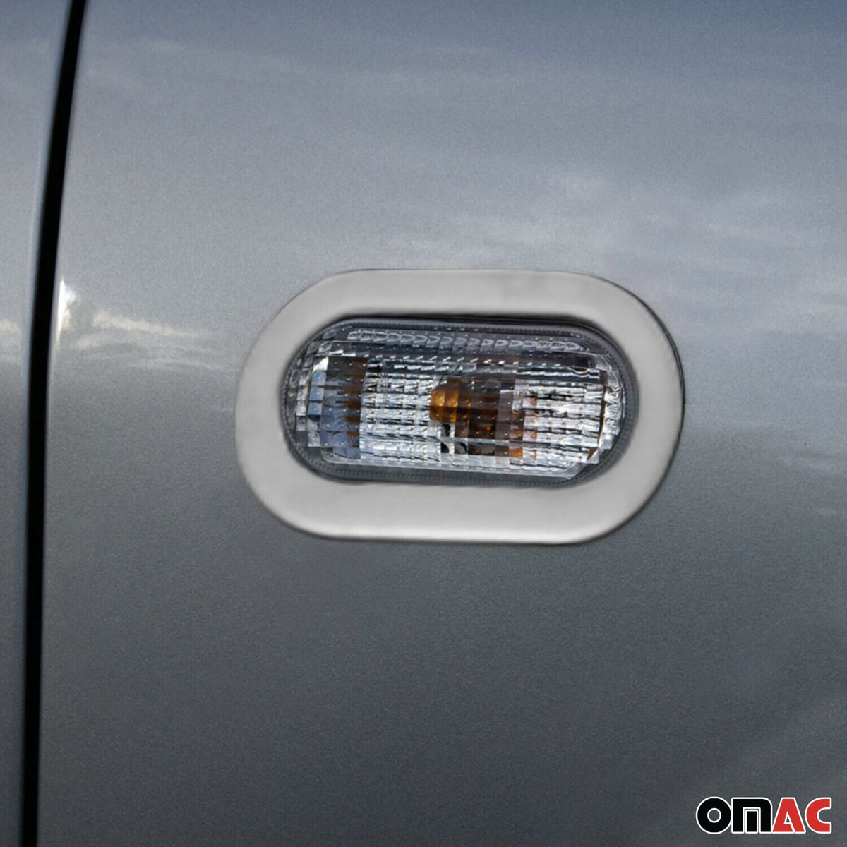 Blinkerrahmen Seitenblinker für Seat Mii 2011-2021 Edelstahl Chrom 2x