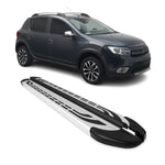 Trittbretter Seitenschweller Seitenbretter für Dacia Sandero Stepway 2012-20 Alu