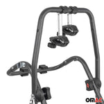 Menabo Fahrradträger 2 Fahrräder für Hyundai Terracan 2002-2006 Silber Schwarz