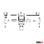 Innenraum Dekor Cockpit für Ford Transit Connect 2002-2006 Carbon Optik 20tlg